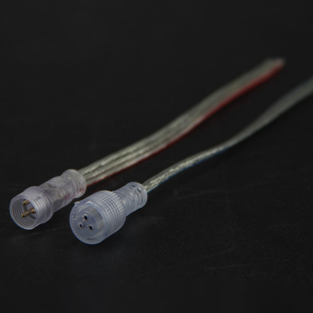 3PIN Transparent Waterproof Male And Female Plug Terminal Connector 3PIN Transparent Waterproof Male And Female Plug Terminal Connector